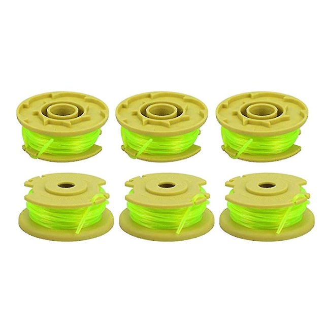 Paquete de 6 bobinas Ac80rl3 para recortadoras Ryobi One Plus 18v 24v 40v kaili Sencillez