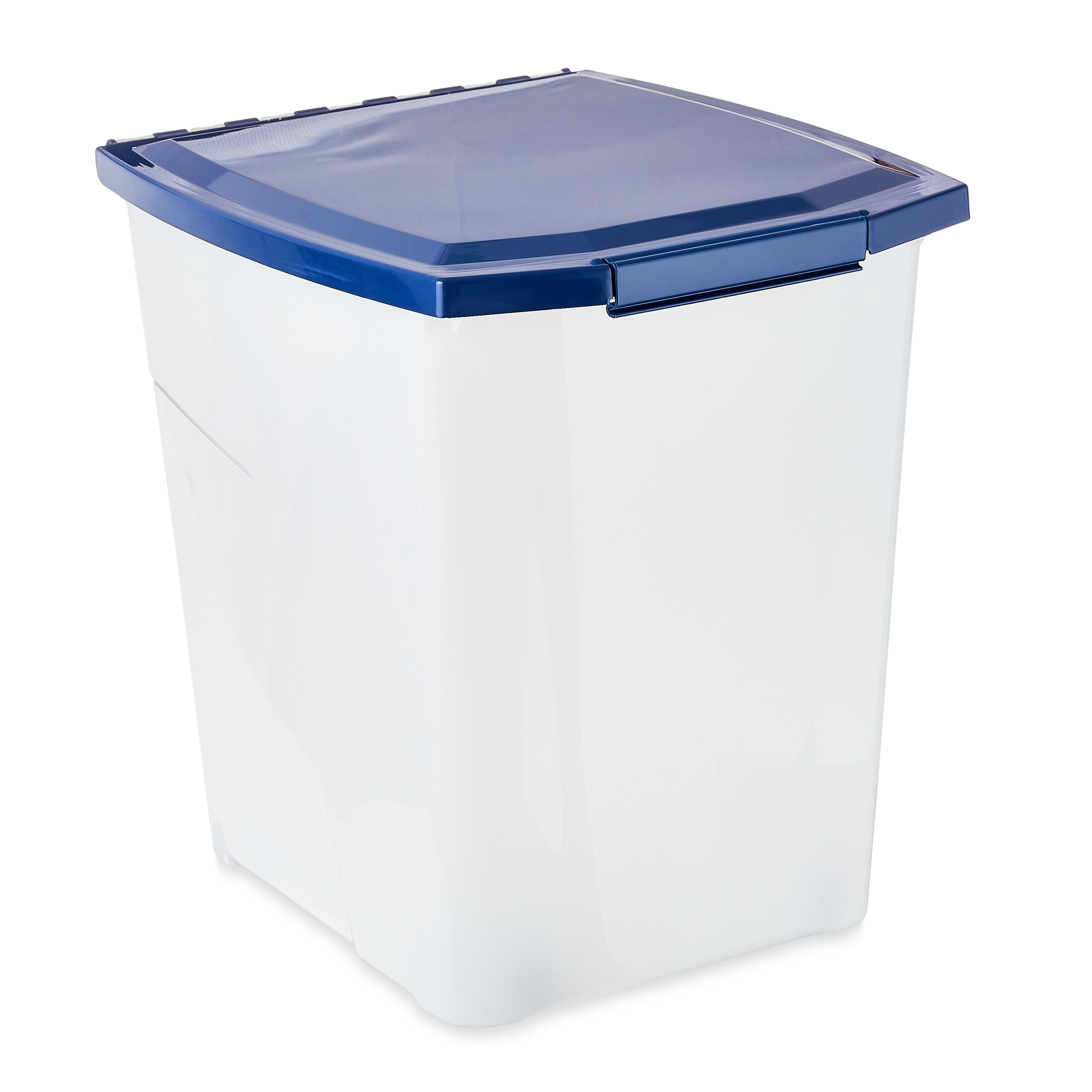 (3 pack) Vibrant Life Pet Food Storage Container with Wheels, Large, 25 lb Capacity