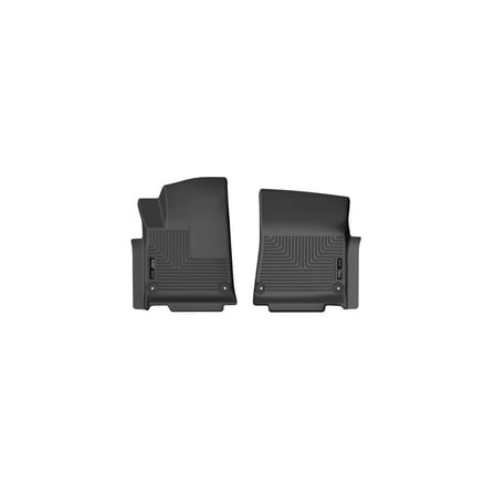 Husky Liners 13081 Weatherbeater Floor Mats Fit 2022-2024 Rivian R1S, R1T Front 2 Pc Black