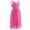 Hot Pink, variant on Alvivi Kids Girls Chiffon Sleeveless Pleated Wedding Party Dress Birthday Ball Gown 4-16