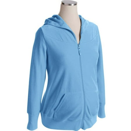 Athletic Works - Maternity Velour Zip Hoodie