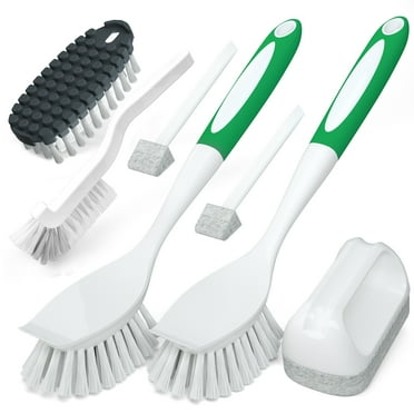 Holikme  Kitchen Cleaning Brush Set, Dish Cleaning  for Pot & Pan, Kitchen Sink,7 Pack