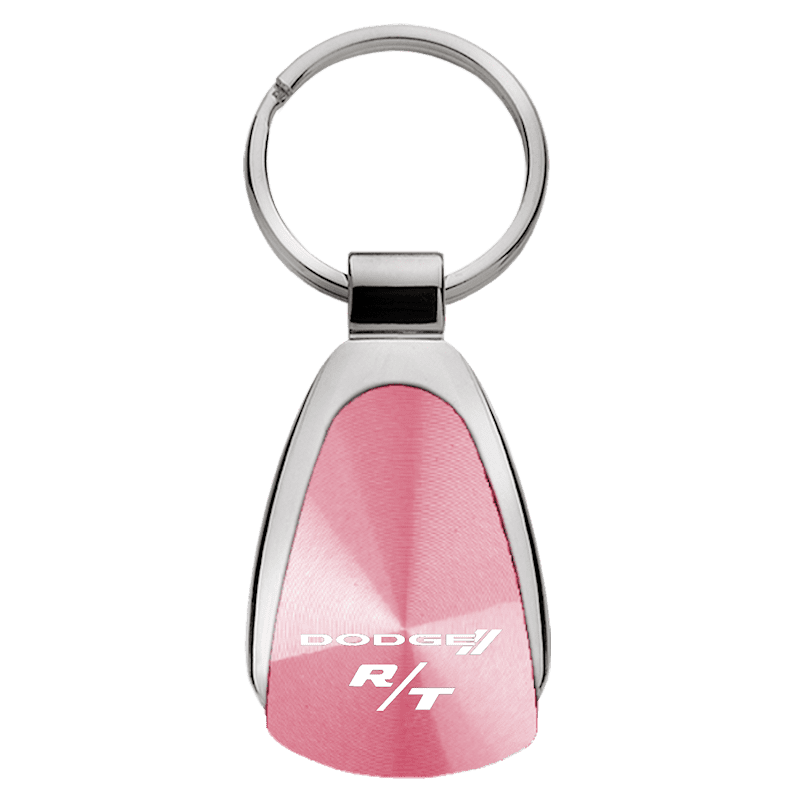 Au-Tomotive Gold Dodge R//T Red Tear Drop Key Chain Key Chain INC
