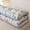 Blue-Flower, variant on Polyester Fiber Mattress Topper, Quilted Fitted Mattress Pad Cover, Breathable Folding Sleeping Pad Machine Washable Mattress Protector