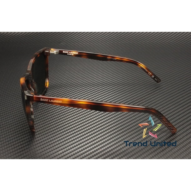 SAINT LAURENT SL 526 002 Cat Eye Acetate Havana Green 58 mm  display picture 3