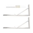 thumbnail image 1 of Shisuyan Folding Shelf Brackets Indoor and Outdoor Projects 2Pcs 7.86X4.21X0.98 Inch, 1 of 9