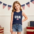 thumbnail image 5 of HBYJLZYG USA Flag Tank Top for Boys Girls, 4th of July Sleeveless Patriotic Shirt with American Flag Print, Independence Day Tee for Kids 3-15 Years, 5 of 8