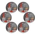 thumbnail image 3 of GZHJMY Christmas Gnome Tomte Round Placemats Set of 6, Non-Slip Table Mats Washable Heat Resistant Place Mats for Kitchen Dining Table Home Decor,15.4 Inch, 3 of 7