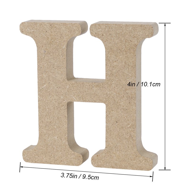 Cardboard Letter H