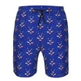thumbnail image 3 of Balery Hockey Traje de Baño Estilo Hawaiano para Hombre, Shorts de Secado Rápido con Bolsillos-X-Large, 3 of 6