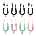 thumbnail image 5 of Linyer Charging Cable Retractable Mobile Phone Charger Wire Smartphone Travel Replaceable Copper Plastic Data Cord Office Hotel No.08, 5 of 8