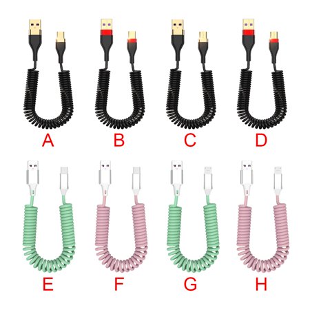 Charging Cable Retractable Mobile Wire Smartphone Travel Replaceable of
