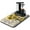 Rustic Su, variant on Black Bear Coffee Maker Mat Absorbent Counter Protector, Artistic Bear Illustration & Night Sky