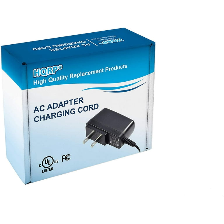 Hqrp AC Power Adapter for Omron Healthcare Hem-780 / 780 / Hem-790it / 790it / Bp791it / HEM-7222-ITZ Blood Pressure Monitor Replacement + Euro Plug