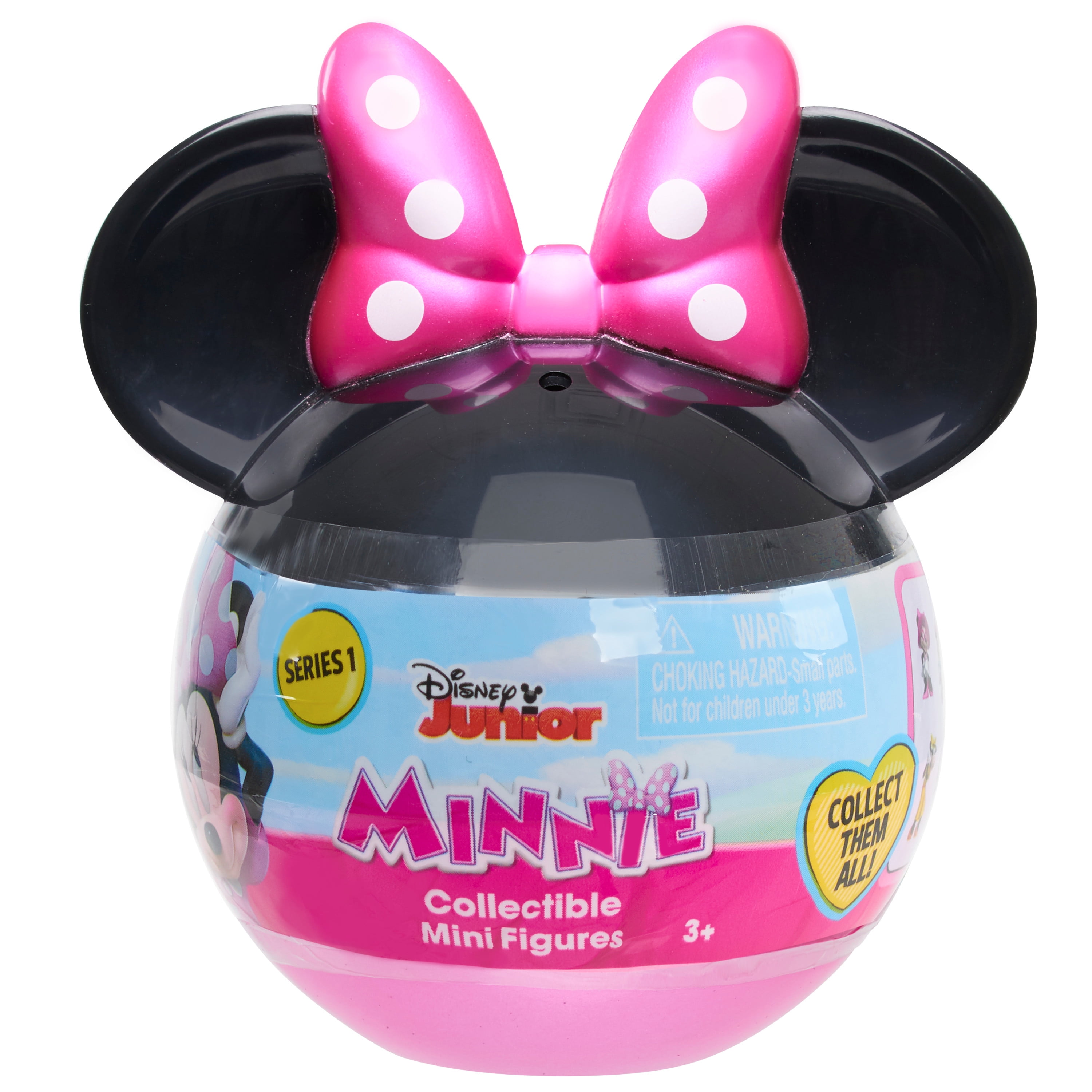Minnie Mouse Collectible Mini Figure in Capsule, Styles May Vary, Party Favors and Gifts for Kids, Officially Licensed Kids Toys for Ages 3 Up, Gifts and Presents
