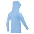 thumbnail image 4 of Boy Hoodies Long Sleeve Boy Rash Guard Shirts Boys Quick Dry Beach Shirt Swim Shirt Bathing Suit Boys 11-12 Years, 4 of 7