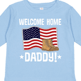 thumbnail image 4 of Inktastic Military Dad Welcome Home USA Flag Boys or Girls Long Sleeve Toddler T-Shirt, 4 of 5