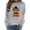Gray, variant on Mifsaly Womens Halloween Sweatshirt Cute Cartoon Cow Pumpkin Graphic Sweaters Long Sleeve Soft Comfortable Loose Fit Pullover Top