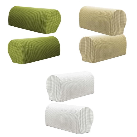 Lazsy 3 Pairs Furniture Sofa Armrest Covers Slipcover Protectors for Sofa Couch