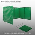 thumbnail image 3 of Ilios Innova | Repuesto de Paredes Laterales para Toldo 3x3 m, Lona Tela Oxford 600D Impermeable Anti-UV Resistente a Viento y Lluvia (No incluye estructura)., 3 of 9