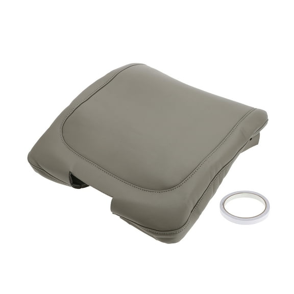 Unique Bargains Center Console Armrest Cover for Dodge for Ram Microfiber Leather With Grey