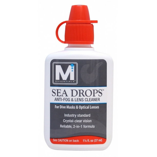 GEAR AID Sea Drops Antifog and Cleaner for Dive and Snorkel Masks, 1.