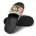 thumbnail image 4 of GZHJMY Stylish Slides for Women Men, Vintage Pink Roses Soft Flexible Slip-on Sandals Slippers, 4 of 7