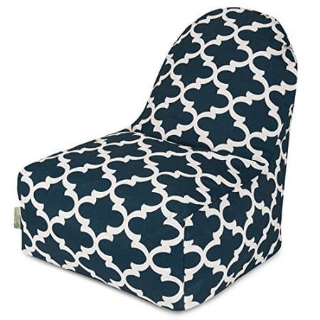 UPC 859072270794 product image for Majestic Home Goods Trellis Kick-It Chair, Navy | upcitemdb.com