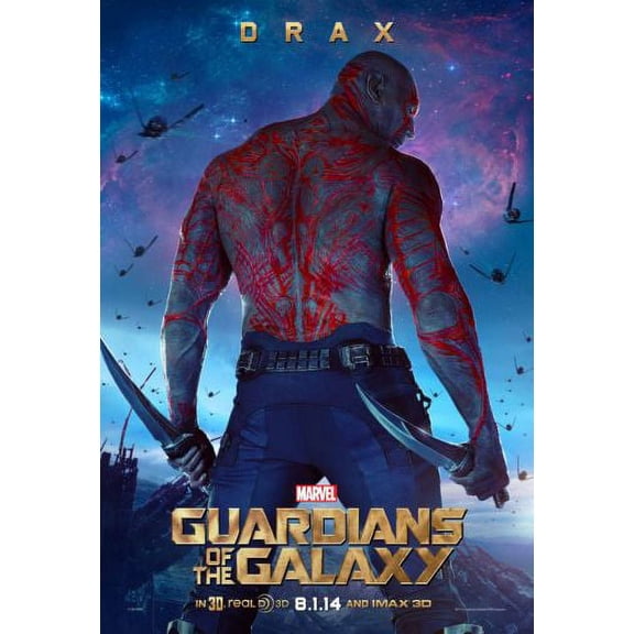 Bad Dog Posters Guardians Of The Galaxy Movie Poster 24inx36in Poster 24x36 poster Color Category: Multi, Unframed, Ages: Adults