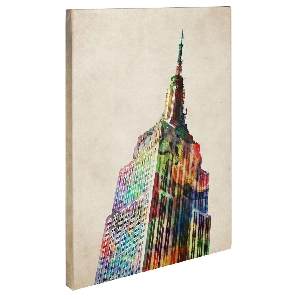 Trademark Art 'Empire State' Canvas Art by Michael Tompsett