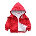 thumbnail image 2 of RXIRUCGD Children's Clothing Children's Spring Coats Small And Medium-sized Children's Spring Coats( Red, Size:110 2 Years ), 2 of 4