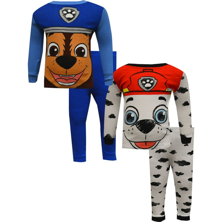 Pigiama Lungo Paw Patrol One Team Ufficiale Per Bambini 1-6 Anni - 3