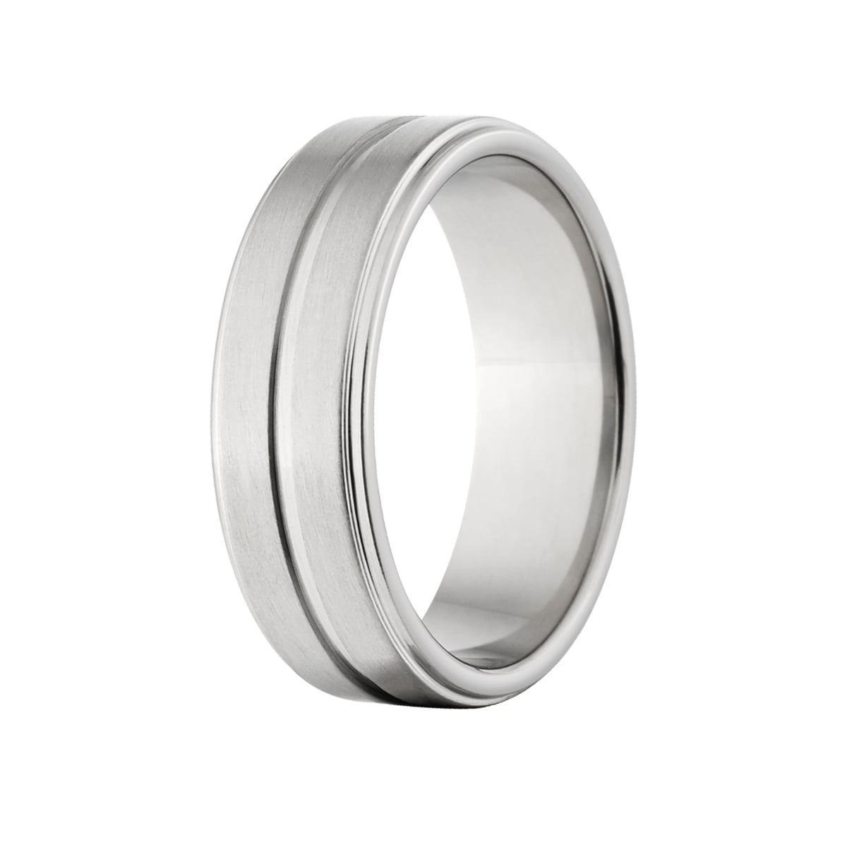 Custom Finish 7mm Stainless Steel Ring