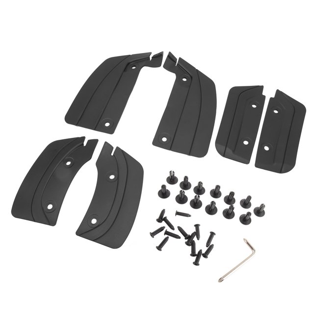 Guardabarros Para Coche De 6 Uds., Sin Perforación, Guardabarros De Rueda De PVC, Kit De Protectores Contra Salpicaduras, Reemplazo Para El Modelo 3 2018 A 2023