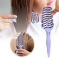thumbnail image 6 of Hairdressing Tools Large Curved Hollow Comb Styling Pointed Tail Design for Hair Care, 6 of 6