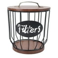 thumbnail image 2 of Rustic Coffee Filter Holder, Farmhouse Wooden Coffee Pod Holder With Lid For Coffee Bar Decor, 2 of 8