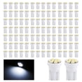 thumbnail image 2 of Luz LED para automóvil, Luz interior para automóvil, 100 pzas T10 8 SMD 1206 Bombilla LED para interiores de automóvil LED Lámpara indicadora automática Blanco EOTVIA NO, 2 of 6