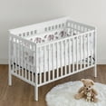 thumbnail image 2 of Sweet Jojo Designs + BreathableBaby Watercolor Elephants Boy, Girl, Unisex/Gender Neutral Breathable Mesh Crib Liner, 2 of 6
