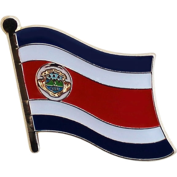 Costa Rica Flag Lapel Pin