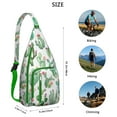 thumbnail image 2 of Botanical Cactus Backpack - Scientific Succulent Print, Durable Outdoor Pack, 2 of 4