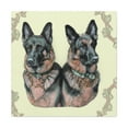 thumbnail image 3 of "Friendly German Shepherd Pair" - Canvas, 3 of 25