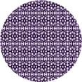 thumbnail image 1 of Ahgly Company Indoor Round Patterned Dark Purple Area Rugs, 8' Round, 1 of 6