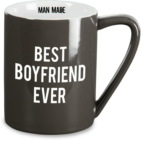 Pavilion - Best Boyfriend Ever Dark Gray 18 oz Coffee (Best Gift To Give Your Boyfriend)
