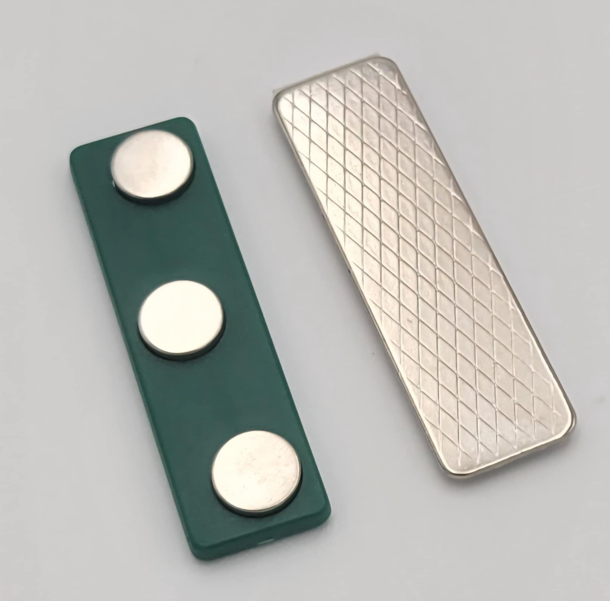 Magnetic Name Badge Tag Fastener Holder Pk/100