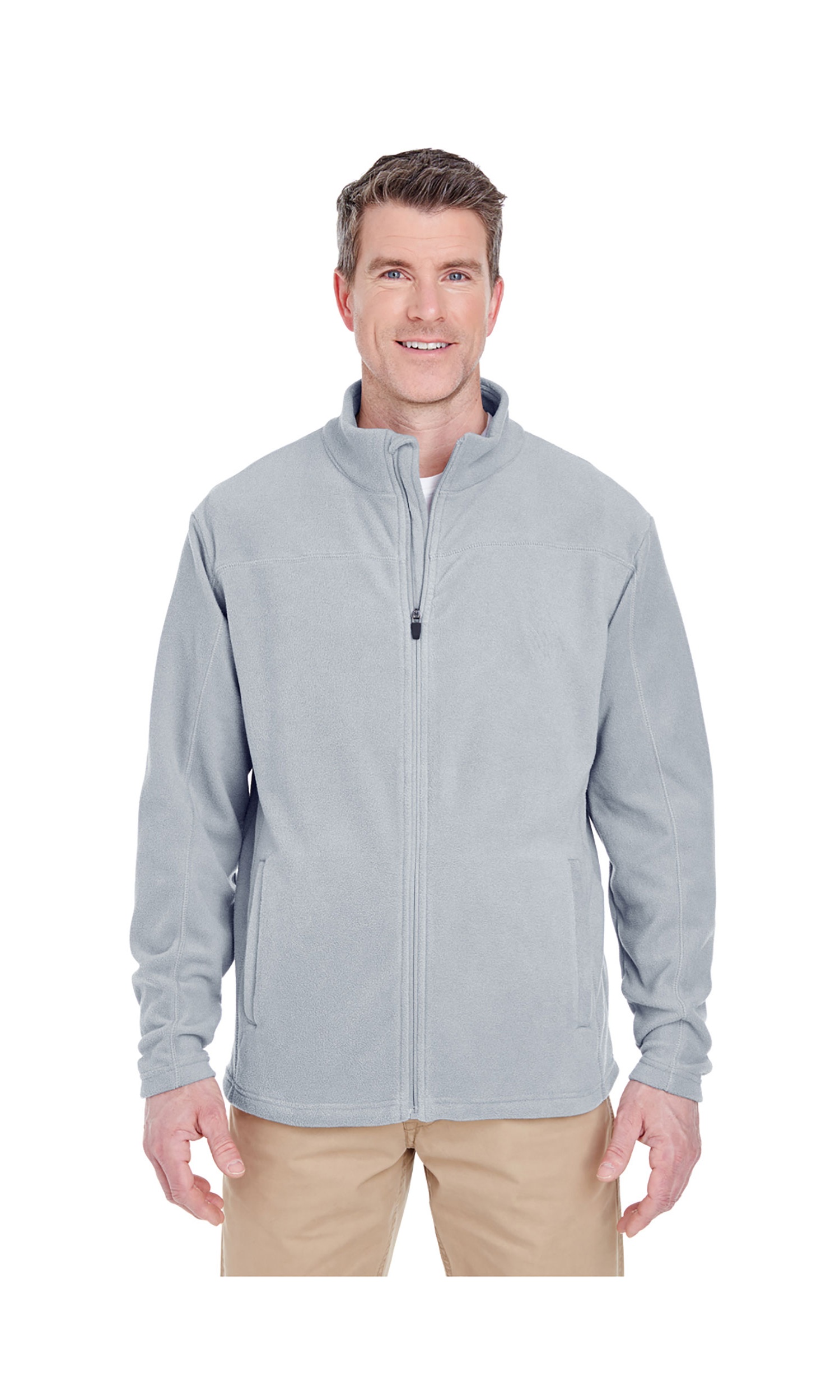 mens full zip micro fleece