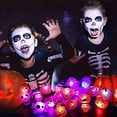 thumbnail image 4 of LINLIN 50pcs Halloween Led Light Up Rings, Party Favors Flash Rings for Kids, Finger Lights for Halloween Cosplay Birthday Party Decoration Supplies, 4 of 7