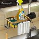 thumbnail image 5 of Aluminum Basket Shelf Single Layer Bathroom Accessory Storage For Shampoo Soap Shower Storage Rack Holder Organizer With Hooks Wb8007, 5 of 5