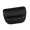 thumbnail image 2 of Organizador de cuero sintético para asiento de coche, organizador para bolígrafos y artículos diversos. Negro, 2 of 9