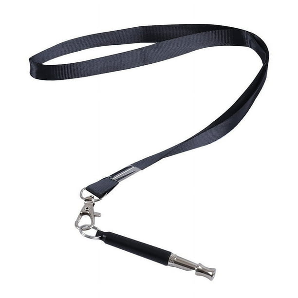 Silbato ultrasónico ajustable silencioso para perros con cordón, silbato de entrenamiento profesional para perros que controla a los perros vecinos
