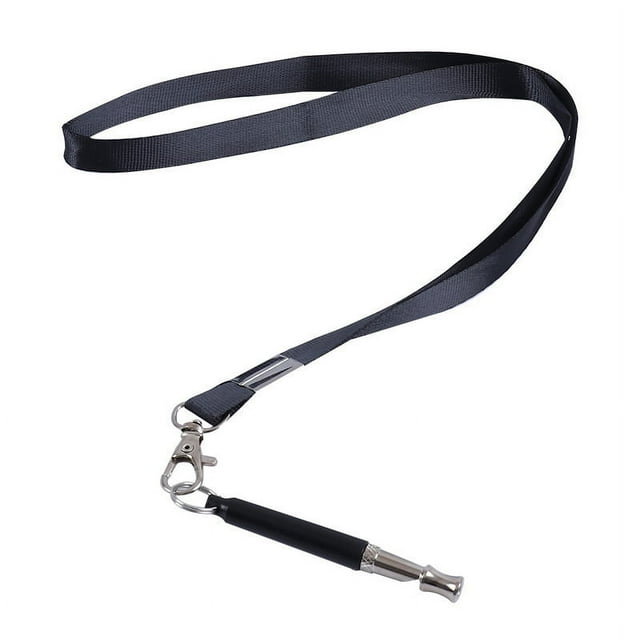 Silbato ultrasónico ajustable silencioso para perros con cordón, silbato de entrenamiento profesional para perros que controla a los perros vecinos